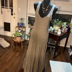 CAbi Resort Wear tiered dress L